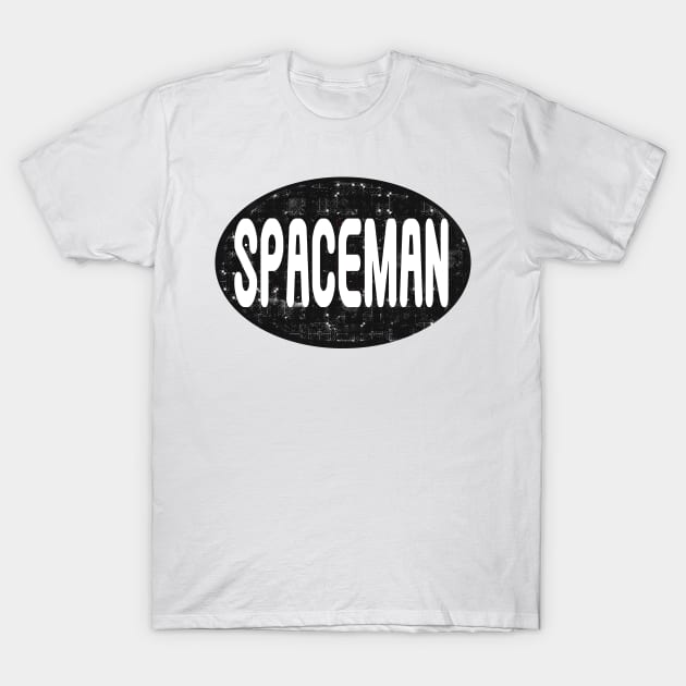 Planet X Spaceman Logo Science Fiction Sci fi T-Shirt by PlanetMonkey